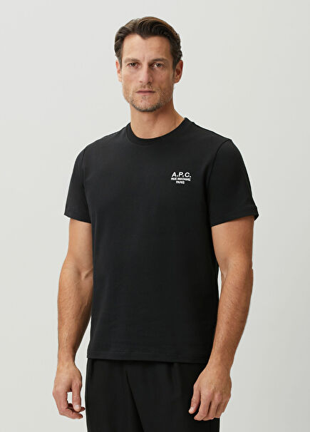 Siyah Logo Detaylı T-shirt
