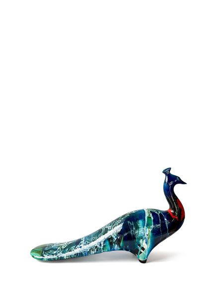 Large Peacock Shaped Ceramic Object