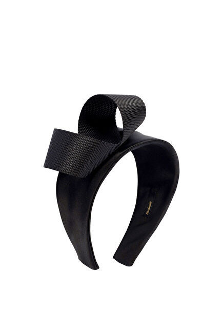 Modern Princess Siyah El Yapımı Kadın Taç