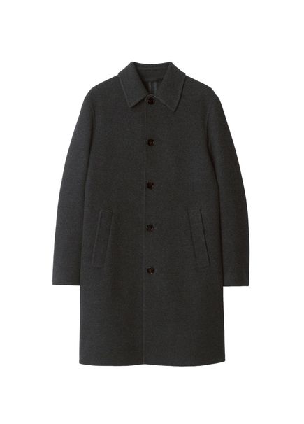 Worthing Grey Wool Slim Fit Men's Coat