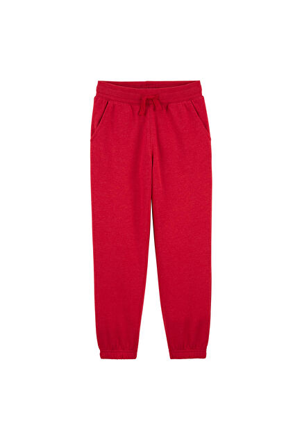 Red Boys' Jogger Pants