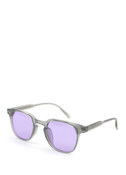 Sunland Grey Pink Men's Acetate Sunglasses