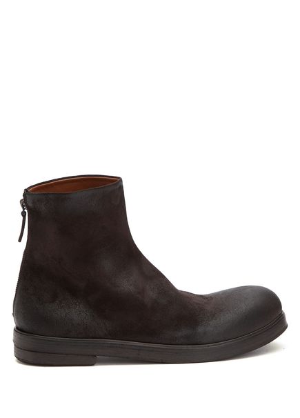 Zucca Zeppa Brown Men's Leather Boots