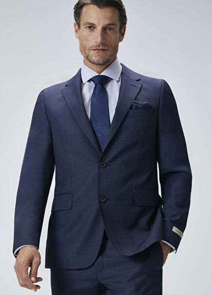 Drop 7 Navy Wool Suit