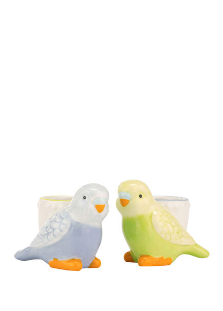 Painted Bird-Shaped Egg