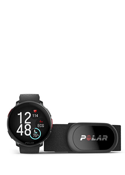 BLK/BLK S-L HR Vantage V3 Black Multisport Watch with GPS