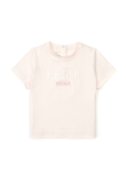 Light Pink Logo Girls' T-shirt
