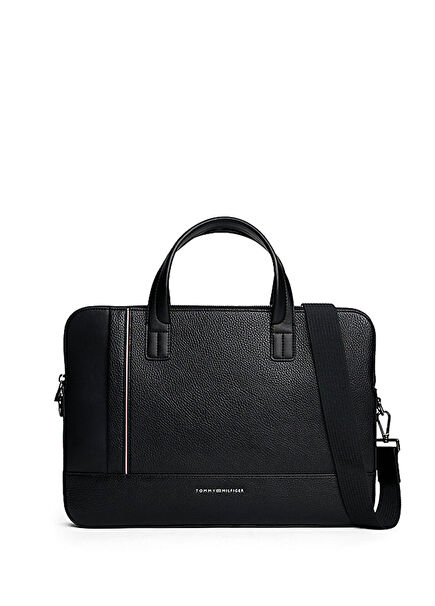 Central Slim Siyah Erkek Laptop Çantası