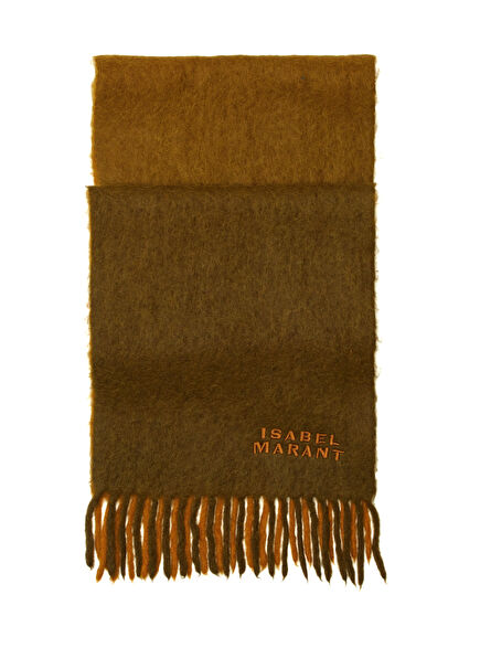 Loliana Haki Kadın Yün Atkı