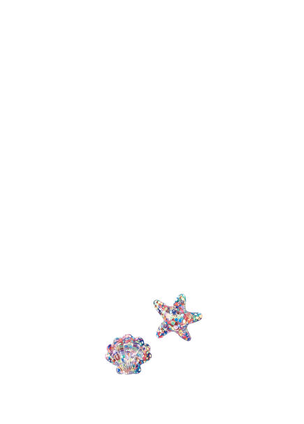 Multicolored Glitter Girls Earrings