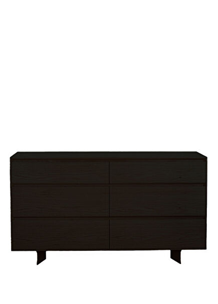 Beam Dark Solid Oak Chest of Drawers