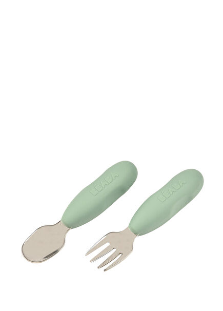 Sage Green Paslanmaz Çelik Çatal Kaşık Seti