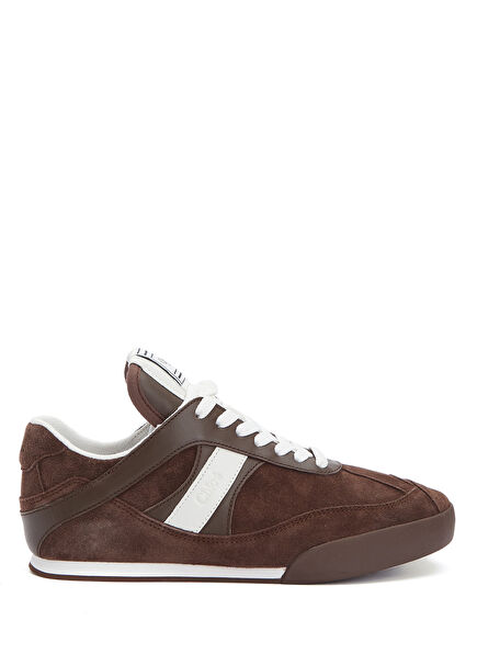 Kick Koyu Kahverengi Kadın Süet Sneaker