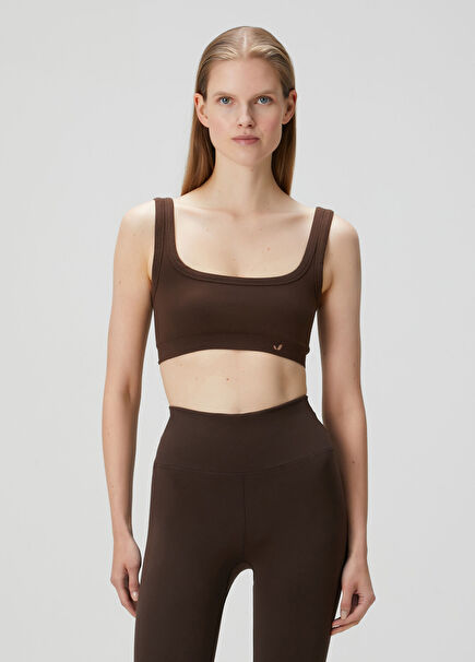 Aura Çift Katlı Modal Koyu Kahve Bra