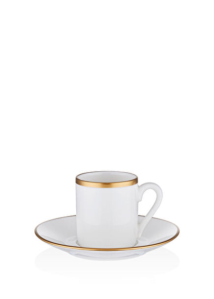 Keyif 12 Parça 6 Kişilik Porselen Kahve Fincan Takımı