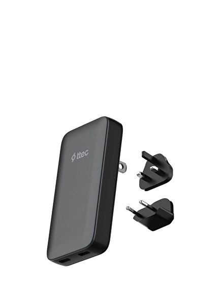 SmartCharger Trio GaN 65W PD Uluslararası Şarj Kiti 2SCG06S