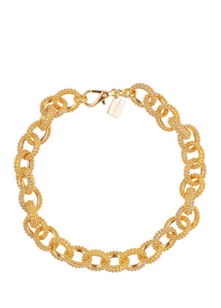 Fiona Textured Women's Chain Necklace