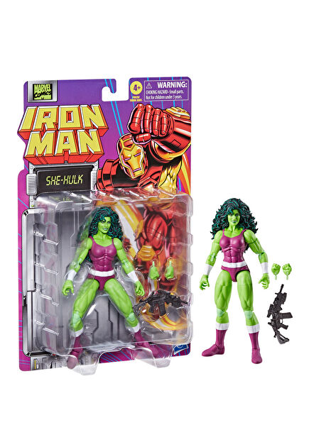 Legends She-Hulk Retro Comics Aksiyon Figürü