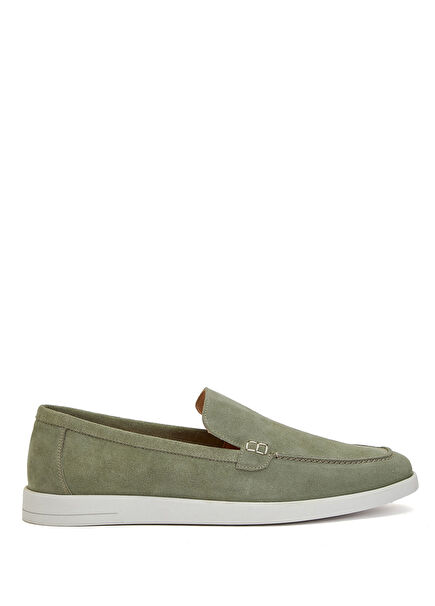 Yeşil Erkek Deri Loafer