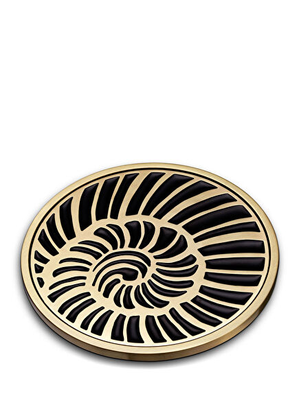 Siyah Gold Desenli 4lü Bardak Altlığı
