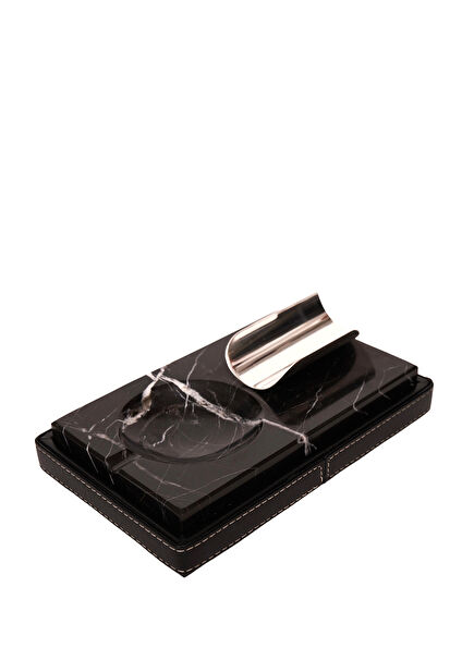 Lacenta Toro Black Cigar Ashtray