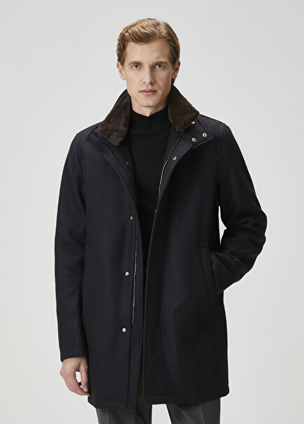 Anthracite Wool Coat