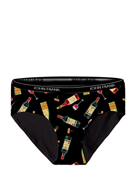 Çok Renkli Desenli Slip
