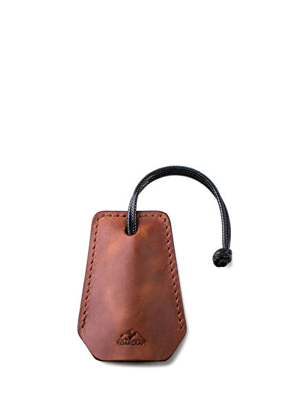 Tobacco Leather Key Pouch