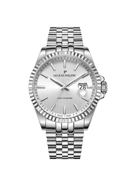 JPQGS591326V2 Gri Çelik Erkek Kol Saati