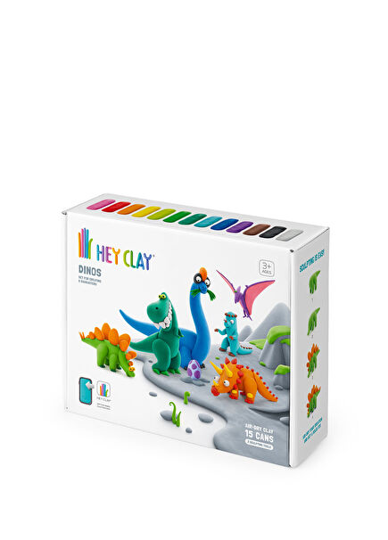 Dinosaurs 15-piece Air Hardening Clay