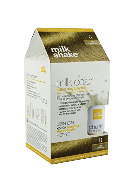 Milk Color Açık Kumral Kalıcı Kit Boya