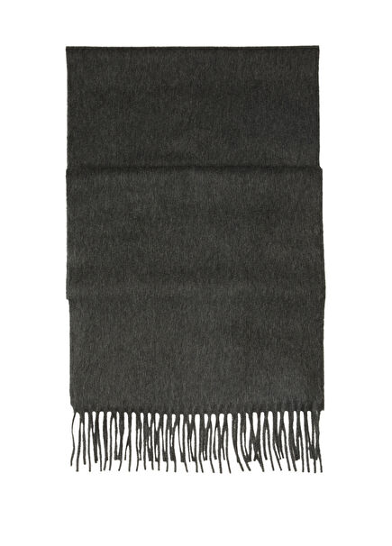 Arran Dark Grey Men's Cashmere Scarf