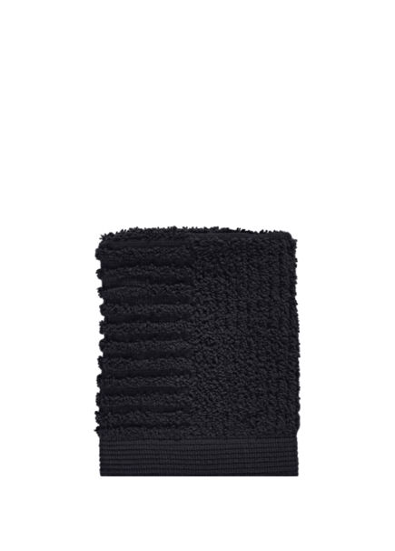 Black 100% Cotton Classic Face Towel