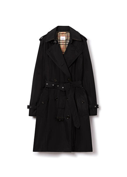Mid-length Lightweight Kensington Black Women's Trench Coat