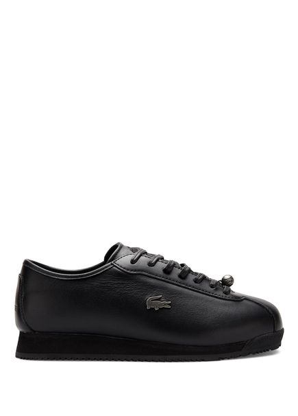 Club-Low Siyah Deri Kadın Sneaker