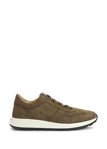 Red Dot Haki Süet Sneaker