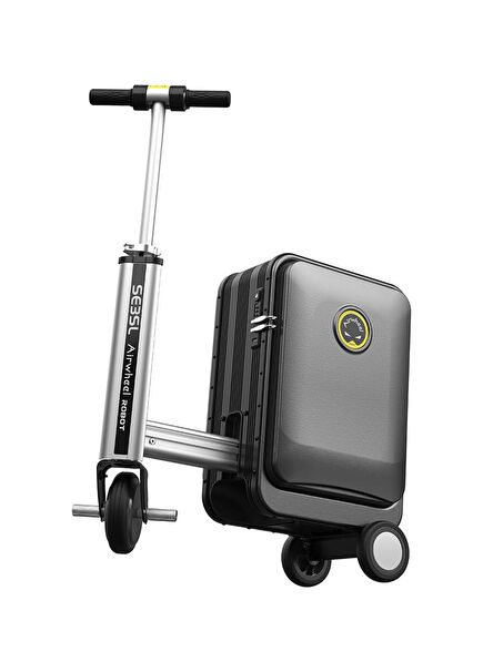 SE3SL Black Cabin Size Electric Rideable Scooter Suitcase