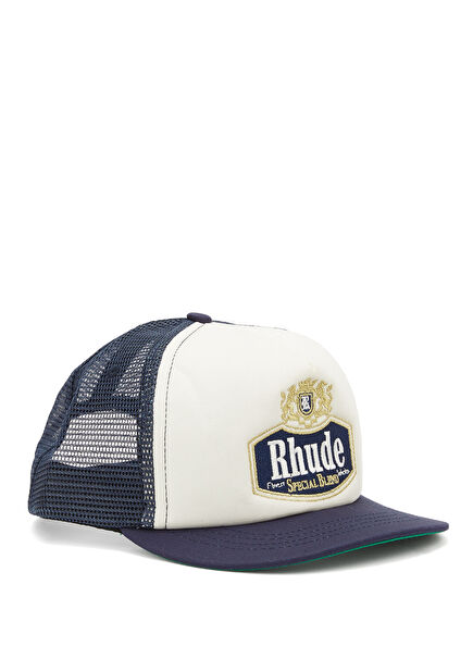 Special Navy Blue White Men's Hat