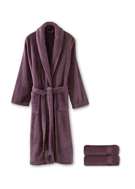 Sicilia Plum 100% Cotton 3-Piece Towel Set
