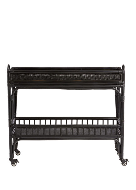 Dressy Black Wooden Dresser