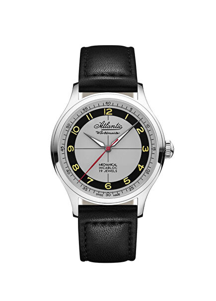 53680.41.23 Men's watch in black leather