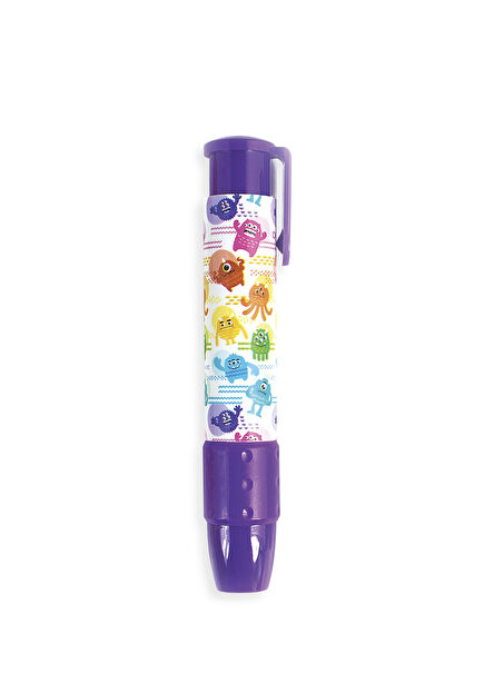 Click It Monsters Purple Eraser