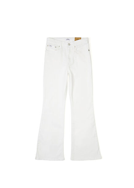 Beyaz Kız Çocuk Pantolon