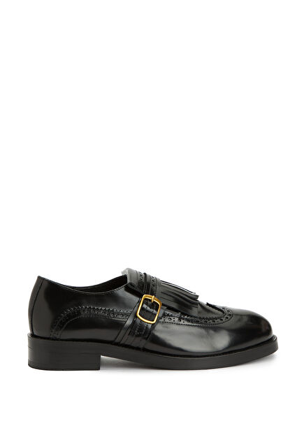 Black Women's Leather Shoes