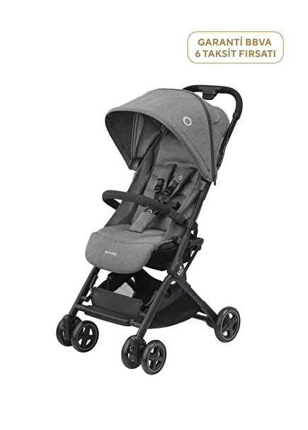 Lara2 Ultra Select Grey Compact Automatic Folding Cabin Size Travel System Stroller