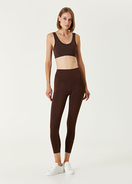 Reina Seamless Dark Brown Leggings