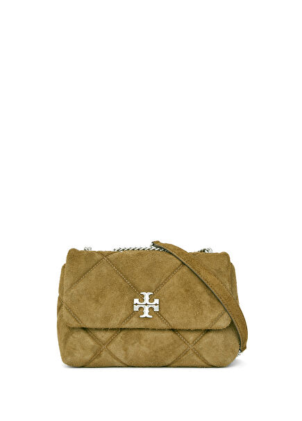 Kira Diamond Black Women's Suede Shoulder Bag