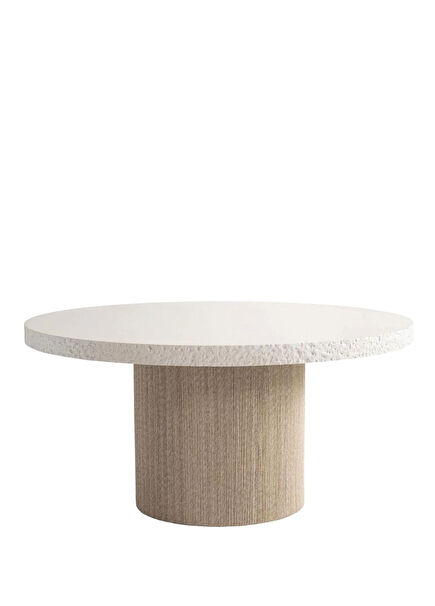Kiona White Resin Dining Table