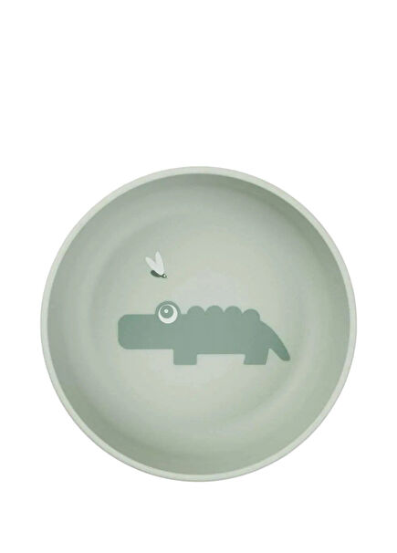 Croco Green Non-Slip Kids Bowl