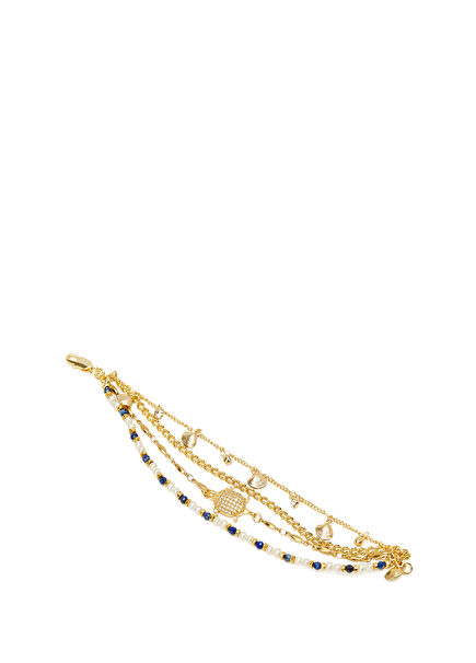 Gold Charm Detaylı Kadın Bileklik
